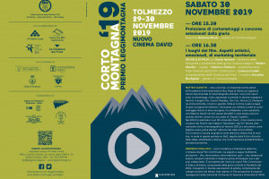 2019- Cortomontagna 30-11: “I luoghi dei film” con Oleotto e Poillucci