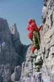 10b-Marcello Bulfoni - Campanile Val Montanaia - Via Comune parete sud - meta anni '60